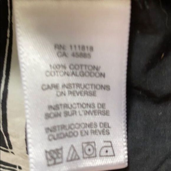 MICHAEL Michael Kors Size 6 Black & White Windowpane Pleated Skirt Size Small - Picture 7 of 7